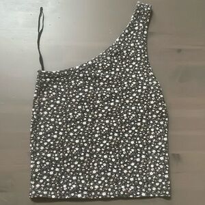 American Eagle One Shoulder Top Size Small
